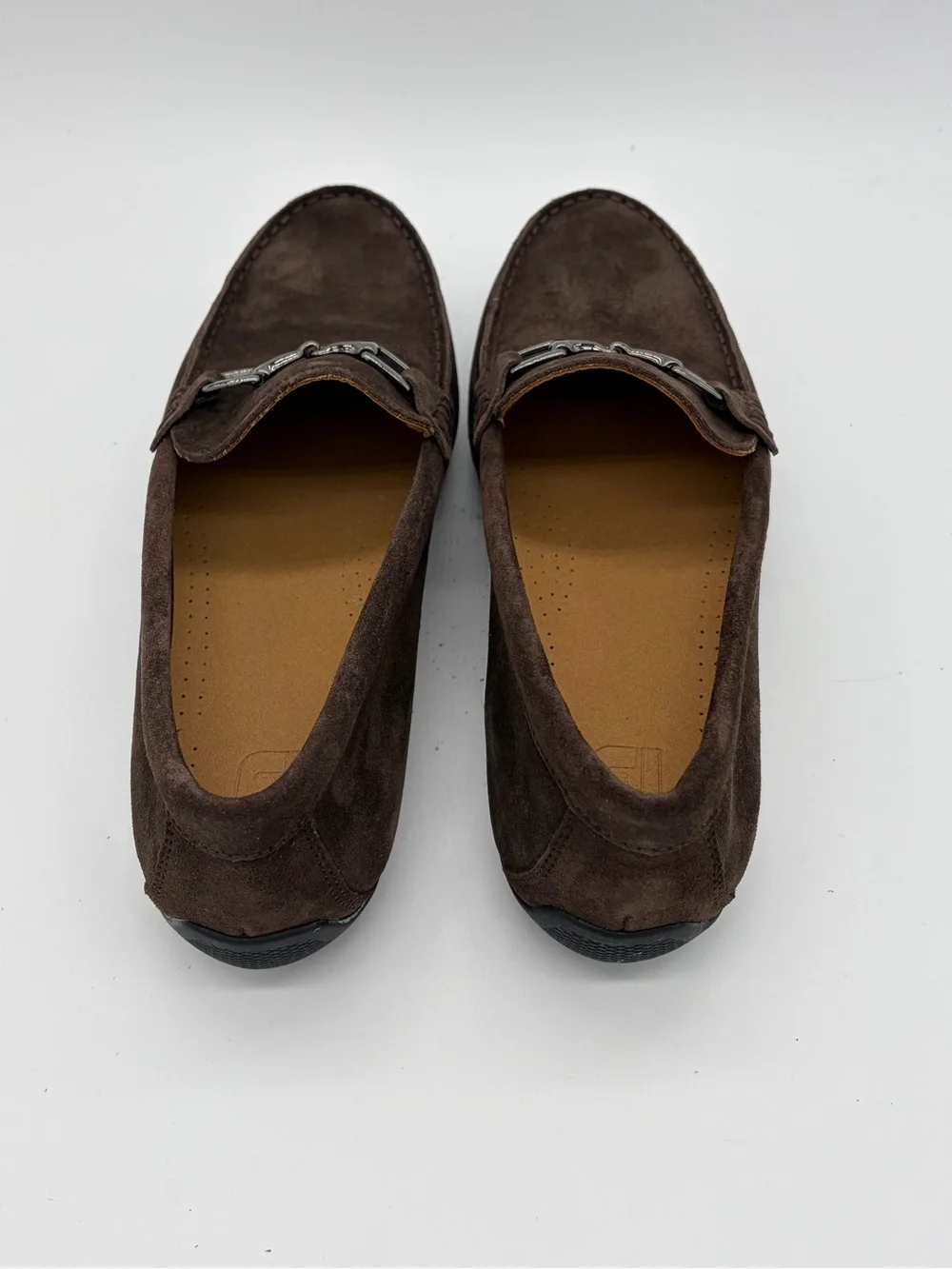 FootJoy Dark Brown Suede Bit Slip-On Loafers